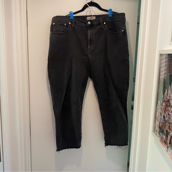 Madewell High Rise Slim Crop Boyfriend Jean - Picture 6 of 8
